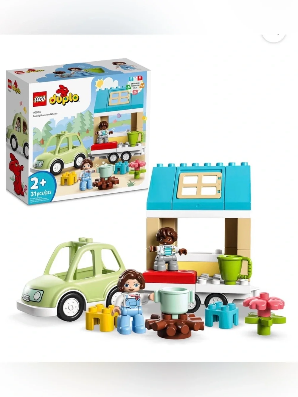 OFFERS OPEN! Kids LEGO DUPLO Town house on wheels Toddler Learning Toy Legos Set